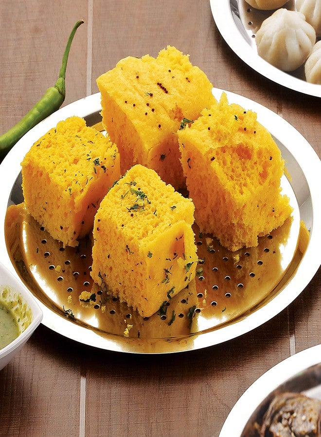 هايزل غطاء من الفولاذ المقاوم للصدأ من هازل بفتحة، مناسب لأواني الطهي، 14.8 سم، فضي اللون - Image 2